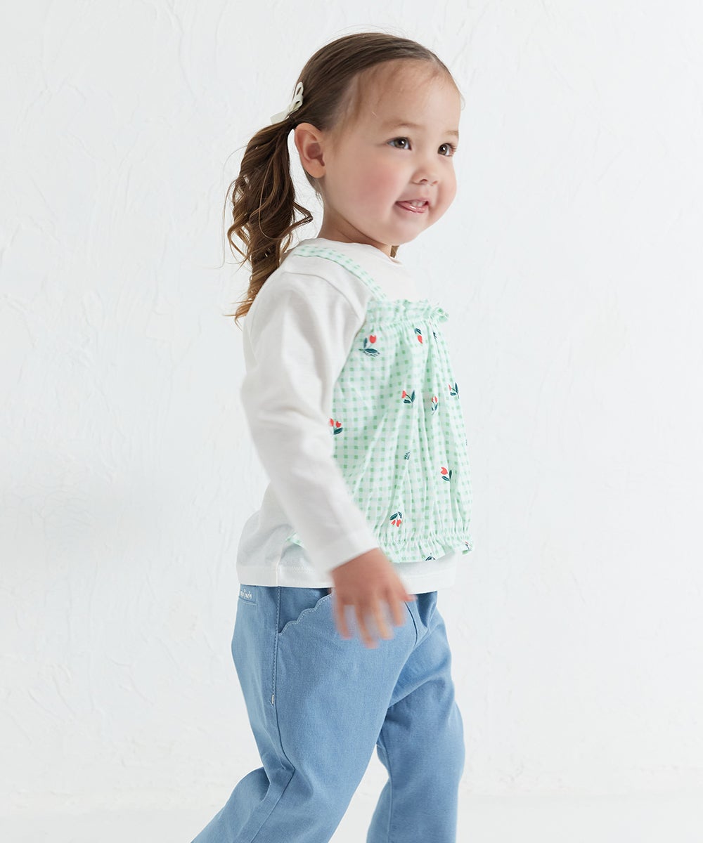 モデル身長：91cm　着用サイズ：100