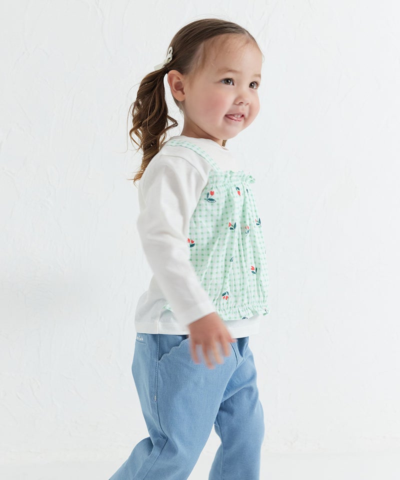 モデル身長：91cm　着用サイズ：100