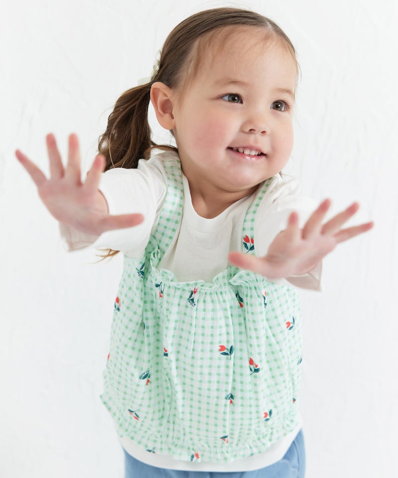 モデル身長：91cm　着用サイズ：100