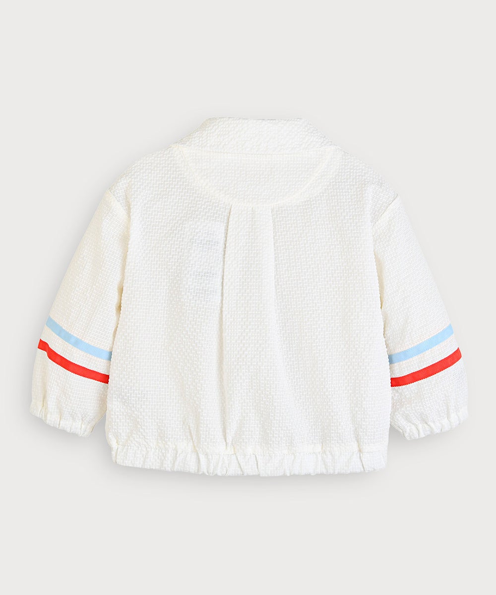 サンシャインシアサッカー軽量ZIPブルゾン | おしゃれな子供服 moimoln
