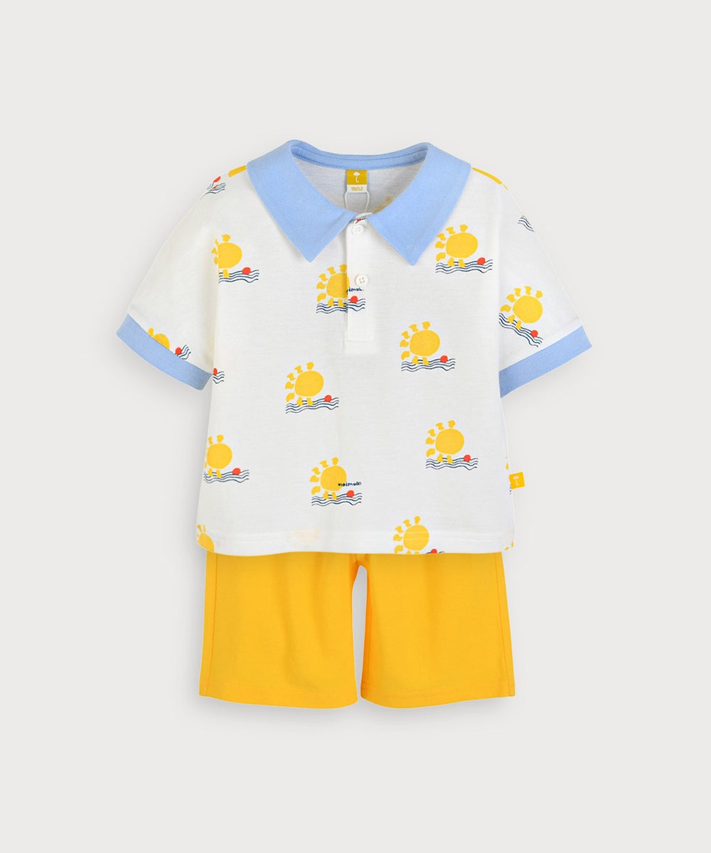 セットアップ】サンシャイン＆ボート半袖トップス&パンツ | おしゃれな