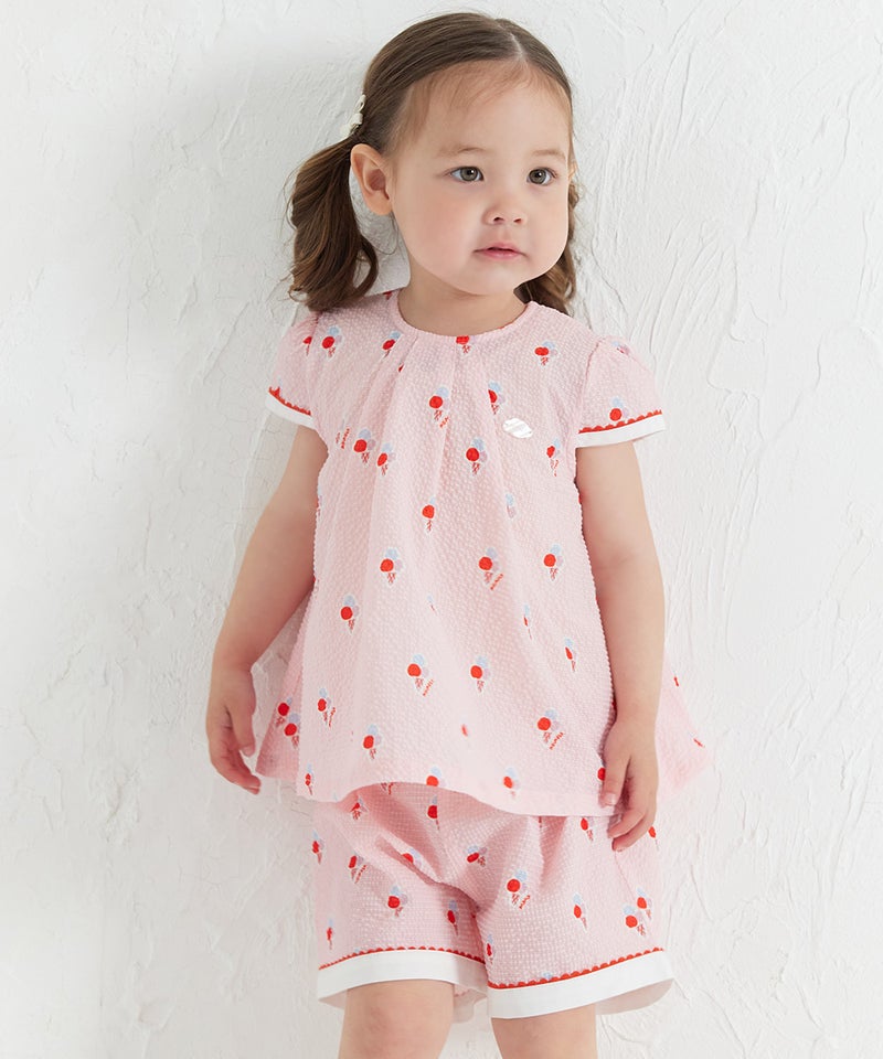 モデル身長：91cm　着用サイズ：100