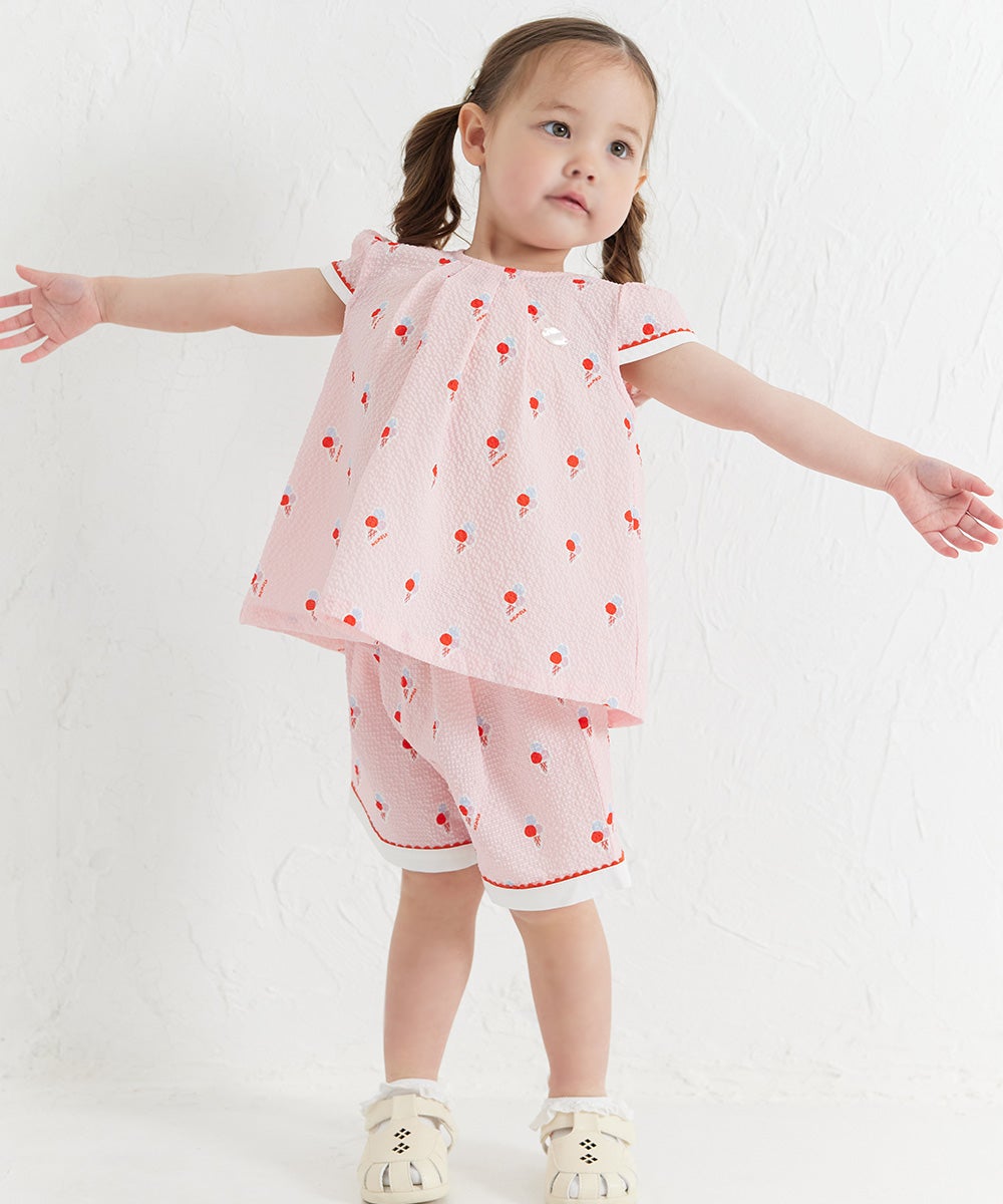 モデル身長：91cm　着用サイズ：100