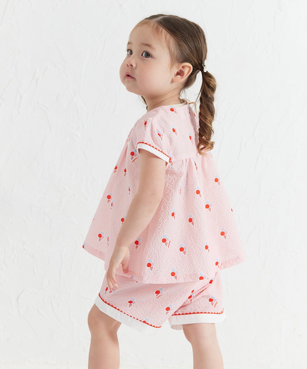 モデル身長：91cm　着用サイズ：100