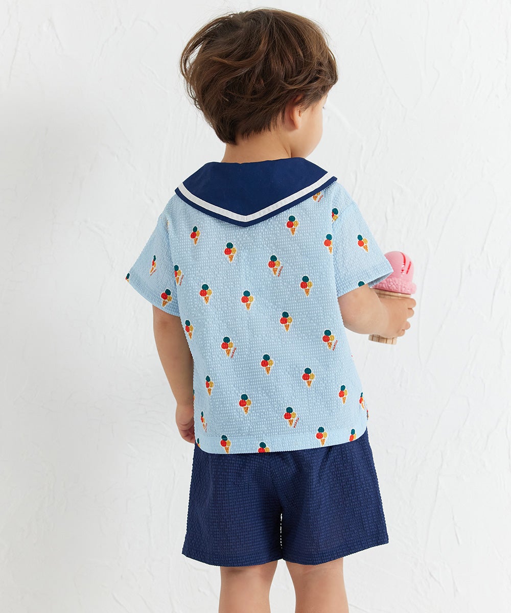 モデル身長：95cm　着用サイズ：100