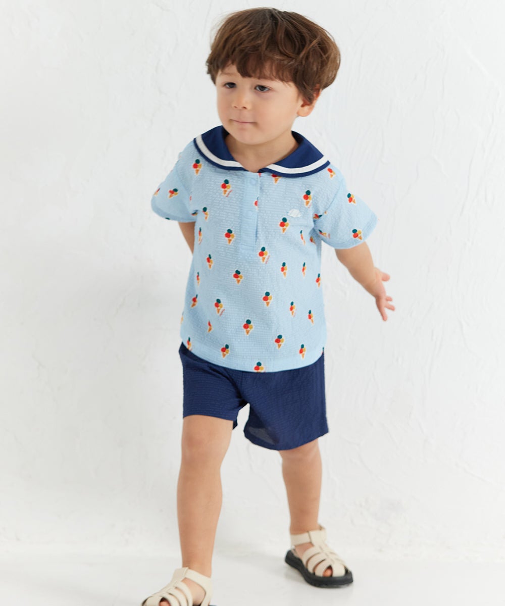 モデル身長：95cm　着用サイズ：100