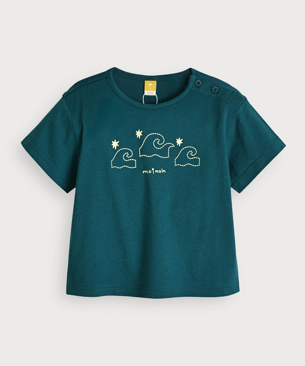 SOFT&】シンプルステッチ半袖Tシャツ | おしゃれな子供服 moimoln