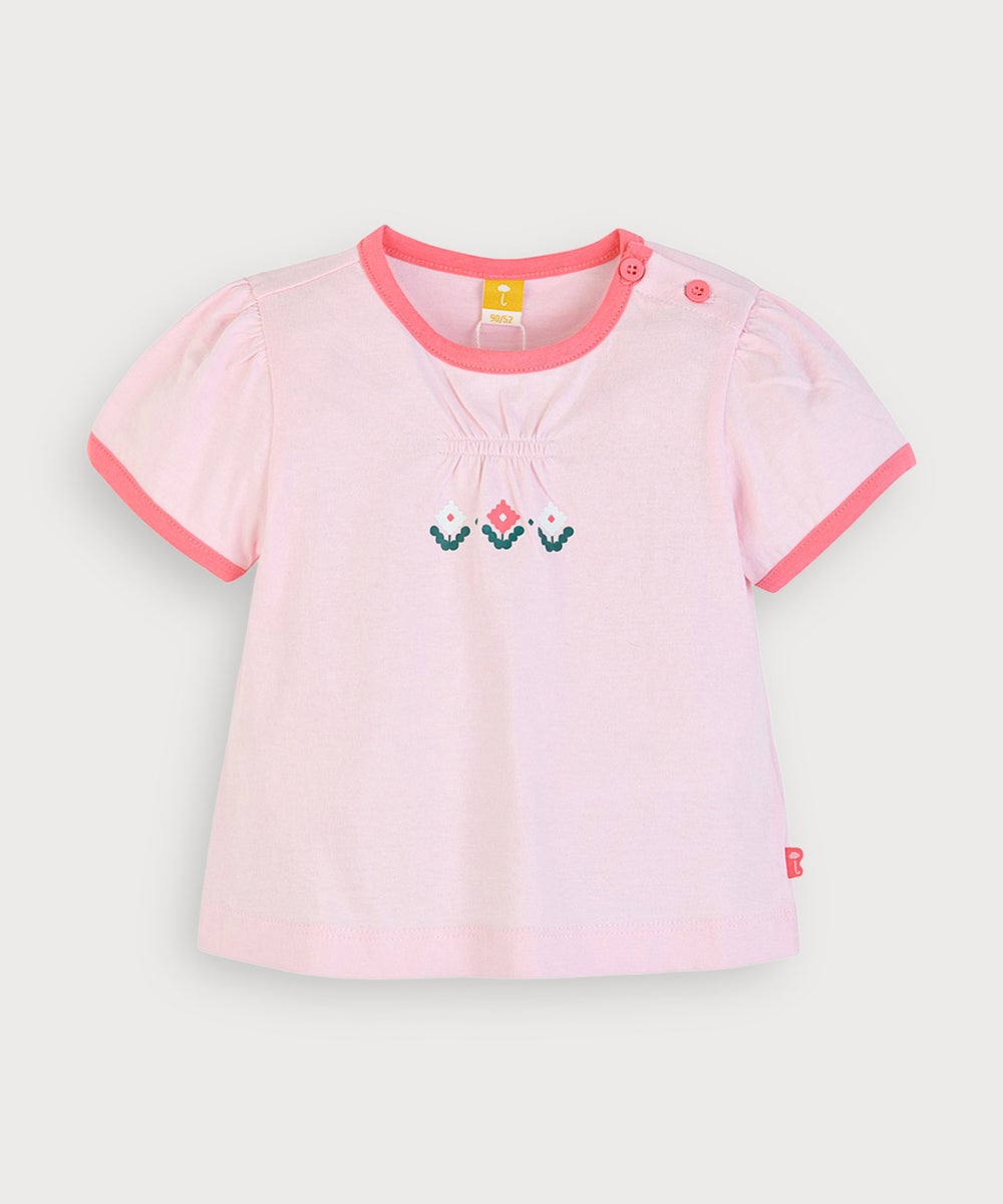 ダイヤフラワー半袖Tシャツ | おしゃれな子供服 moimoln（モイモルン