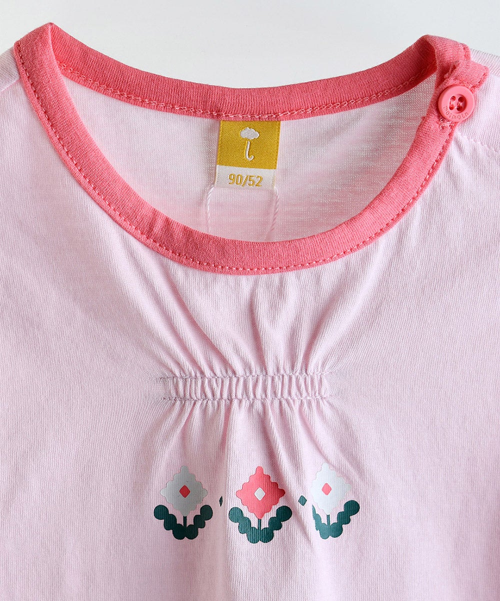ダイヤフラワー半袖Tシャツ | おしゃれな子供服 moimoln（モイモルン