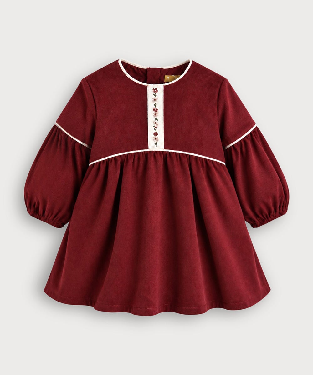 ブルームウーブンワンピース | おしゃれな子供服 moimoln（モイモルン
